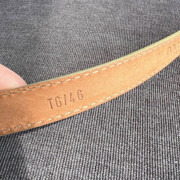 Dolce & Gabbana Tie-End Soft Skinny Belt – TG/46 – Gold - Picture 4 of 7